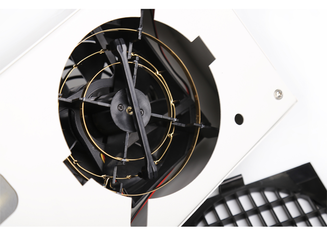 The 5th generation intelligent suspended four head ion fan