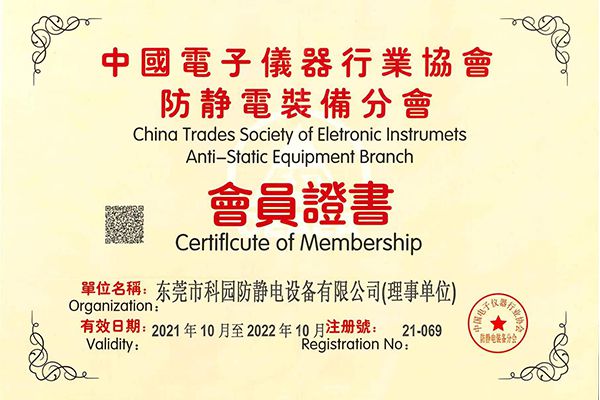 Membership certifica